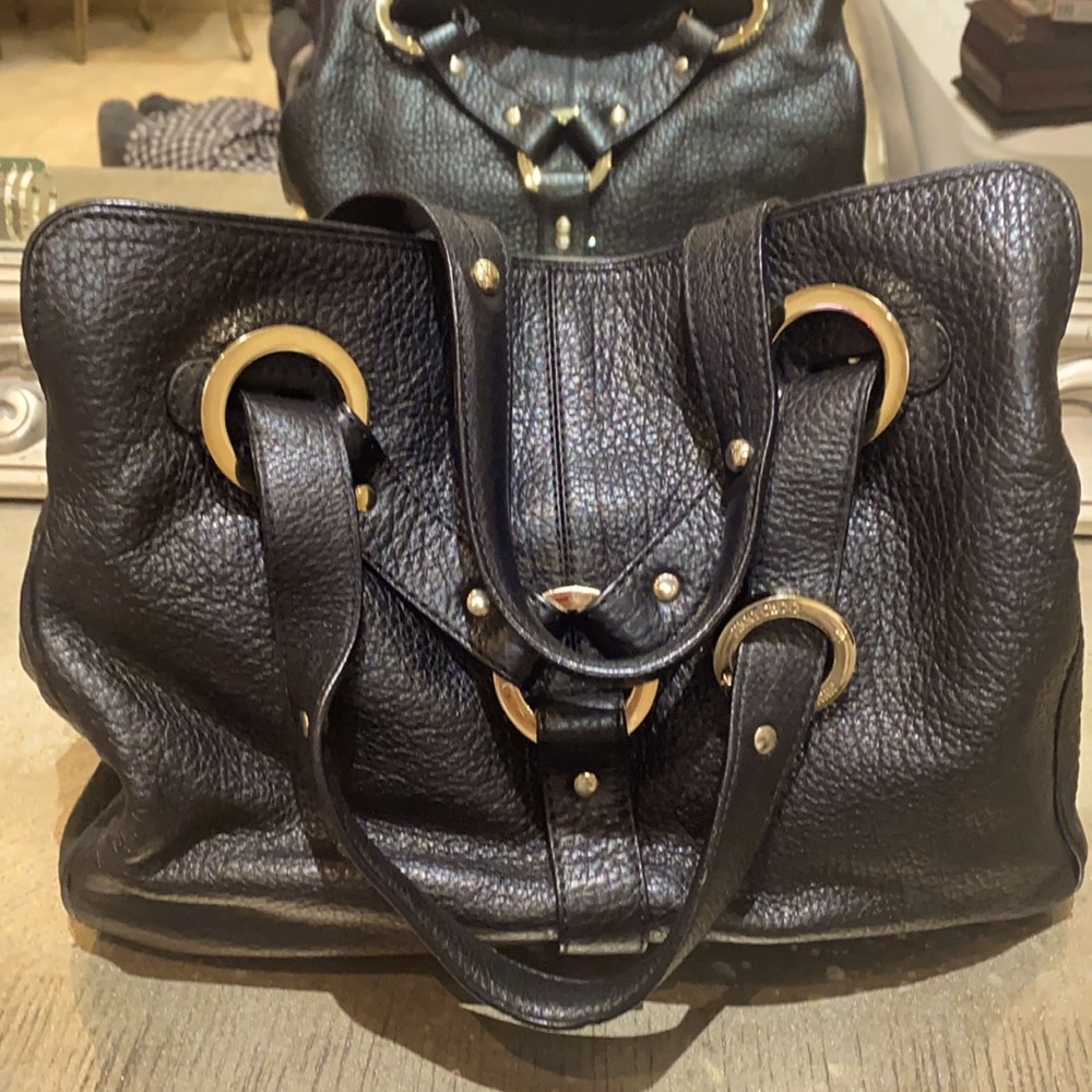 Authentic JIMMY CHOO LEATHER HANDBAG